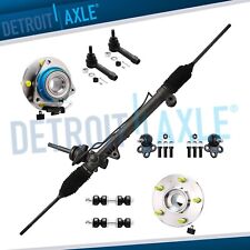 Complete 9pc Power Steering Rack and Pinion Suspension Kit for Chevy Pontiac FWD picture
