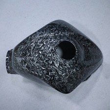 Black Forged Carbon Fiber Gas Fuel Tank Cover For Suzuki Hayabusa GSX1300R 21-25 picture