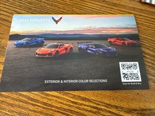 2026 CHEVROLET CORVETTE C8 - EXTERIOR & INTERIOR COLOR SELECTIONS BROCHURE picture