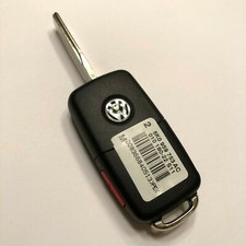 OEM Volkswagen Keyless Remote Fob 4 Button w/Tag OEM Volkswagen NBG010180T picture
