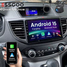 4G+64GB Android 15 Apple Carplay For Honda CRV 2012-2016 Car Stereo Radio Camera picture