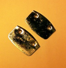 1982-1991 JAGUAR XJS 5.3L V12 DOOR TRIM PANEL CHROME FINISHING PLATES OEM PARTS picture