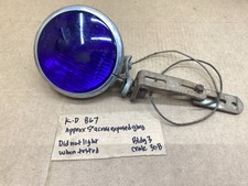 Vintage KD 867 blue glass LENS old LigHt Truck BUS van Ambulance WRECKER Lamp picture