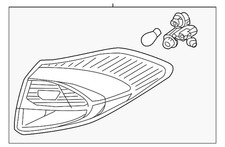 Genuine Hyundai Tail Lamp Assembly 92402-D3650 picture