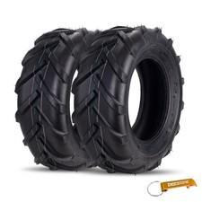 (Set of 2) Deestone 23x8.5-12 D405 Tractor 6 Ply T/L Farm Tire/Keychain Package picture