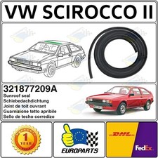 1981-1992 Volkswagen Scirocco II Mk2 Sunroof Seal Weatherstrip 321877209A picture