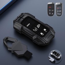 Zinc Alloy Key Fob Case For Dodge Charger Challenger Jeep Chrysler Cherokee Fiat picture