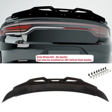Only Wickerbill Fit For DODGE Charger 11-23 Rear Trunk SRT Hellcat Style Spoiler picture