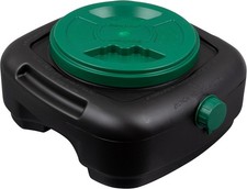7.3qt Oil Drain Pan with Lid & Pour Spout for Auto Fluids 12x12.75in picture