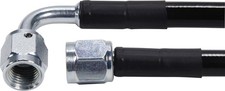 Allstar AN Hose Assembly 40 in 3 AN Hose 3 AN Straight F Vinyl Coated PTFE Lined picture