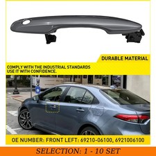 1-10 Gray Left Exterior Door Handle Front Driver Side For Toyota Camry 2018-2023 picture