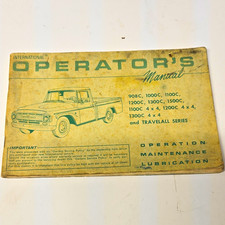 International Operators Manual,908c,1000c,1100c1200c1300c1500c,Travelall Series picture