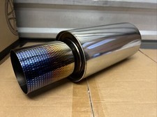 car mufflers exhaust universal 2.5inlet And 3.5outlet Brand New  picture