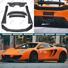 For McLaren MP4‑12C Coupe Spider Carbon Fiber Aero Body Kit Front Lip Side Skirt picture