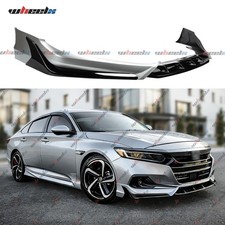 Lunar Silver Metallic ACR Style Front Bumper Lip Splitter For 21-22 Honda Accord picture