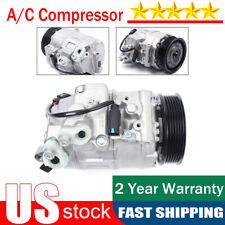 A/C Compressor W/ Clutch For BMW 325i 330i 528i 525i 530i M3 M5 M6 Z4 2006-2013 picture