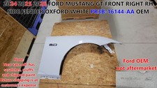 2024 25 2026 FORD MUSTANG GT FRONT RIGHT PASSENGER SIDE FENDER WHITE PR3B16144AA picture