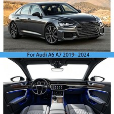 44Pcs Multiple Colors Full Interior Kits Cover Trim For Audi A6 C8 A7 2019-2024 picture