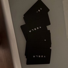 2x OEM NEW 2017-2026 TESLA MODEL 3 Y S X Cybertruck KEY CARDS picture