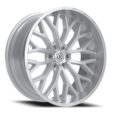 1 TIS 22x12 6X135 -44 565BSM Brushed Silver & Milled Wheel Rim picture