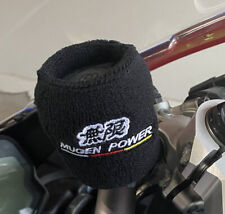 2 Mugen Power Honda Black Brake/Clutch Reservoir JDM Cover Sock Integra Civic picture