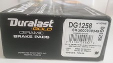 Duralast Gold Ceramic Brake Pads DG1258 w/ hardware Ford Edge picture
