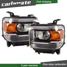 Halogen Factory Headlights L+R For 2014-2015 GMC Sierra 1500/15-19 2500HD 3500HD picture