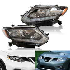 Pair For Nissan Rouge 2014 2015 2016 Halogen Headlights OEM Right & Left Side picture