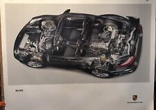 Porsche 911 GT2 Cutaway Showroom Original Factory Car Poster WOW Stunning 😎 picture
