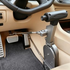 Handicap Hand Controls for Disabled Drivers Push Pull Brake Accelerator Aid picture
