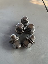 90084-94001 GENUINE OEM WHEEL LUG NUT CHROME 5PCS SET for TOYOTA/LEXUS/SCION picture
