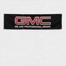 GMC 2x8 ft Flag Garage Wall Banner picture