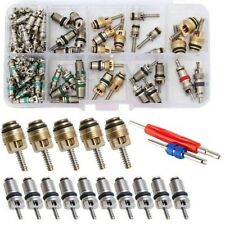 102X R134a Car A/C Air Conditioning Valve Cores Auto Air Con Tool Kit 1/4 5/16 picture