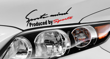 Sports mind decal, hood decal with FREE Mini sports mind mirror decals included. picture