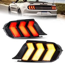 HC LED Tail Lights For Ford Mustang 2015-2023 variable Sequential turn signal 2p picture