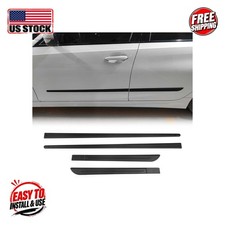 MINI COOPER Side Door Streamer PP Polypropylene Matte Black 4 Pcs picture