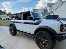 2021+ FOR FORD BRONCO Retro side stripe decal graphic MATTE BLACK  3M VINYL  picture