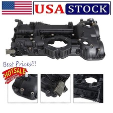 New Black Valve Cover Left 22410-3CGC3 for Hyundai Santa Fe XL 3.3L 2013-2019 US picture