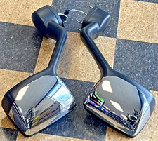 @ NEW GENUINE PACCAR OEM PAIR OF RH & LH AERO HOOD MOUNTED HEATED CHROME MIRRORS picture