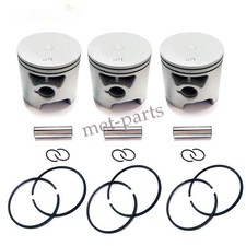 3Sets PISTON KIT STD 705-850026T1 39-831255A6 For Mercury 40/50/60HP 705-850026 picture