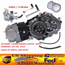 140cc 4 Stroke Racing Complete Engine Motor Kit For Pit Dirt Bike Honda CRF50 picture