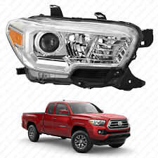 For 2016 2021 Toyota Tacoma Halogen Headlight Assembly w/o LED DRL Passenger picture