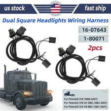 Headlight Wiring Harness For 1988 - 2007 Peterbilt 378, 379 127 119 BBC 16-07643 picture