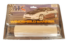 APC WHITE Windshield Banner Sticker Decal 011007C picture