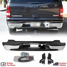 Chrome Rear Bumper Assembly For 2000-2006 Chevy Tahoe Suburban 1500 GMC Yukon XL picture