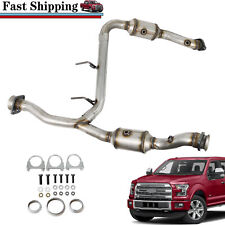 For 2015-2018 Ford F-150 3.5L Turbo Left & Right Direct Fit Catalytic Converter picture