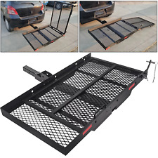 Mobility Carrier Trailer Hitch Mount Cargo Folding Wheelchair Scooter Rack Ramp picture