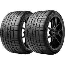(QTY 2) P285/40ZR18 Goodyear Eagle F1 Supercar 96W LL Black Wall Tires picture