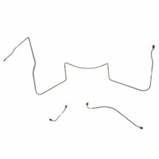 64-65 Pontiac Lemans Front Brake Line Kit Power Drum Brakes Stainless -AKT6402SS picture