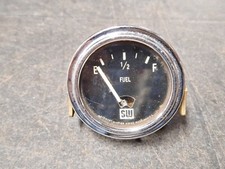 1964STEWART WARNER FUEL GAUGE Vintage SPEEDSTER HOT RAT ROD FORD 6 VOLT picture